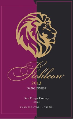 2013 Sangiovese, San Diego County