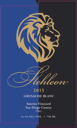 2015 Grenache Blanc, Sunrise Ranch